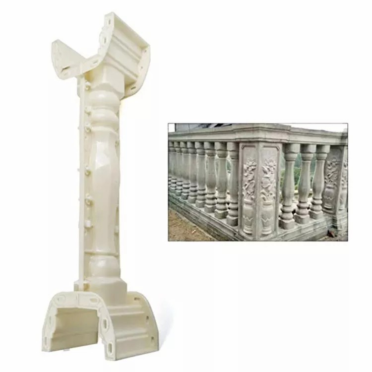Custom Made Plastic Decorative Concrete Baluster Mold Concrete Fence