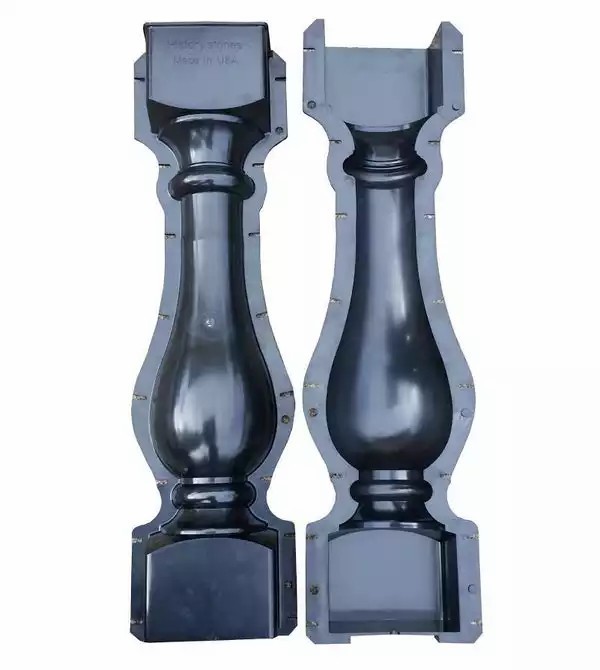 Custom Made Plastic Decorative Concrete Baluster Mold Concrete Fence Post Molds
