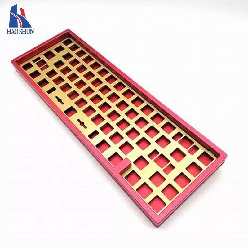 CNC Parts Brass Keyboard Prototype Aluminium Hot Swappable Custom Kit Cnc Machining Keyboard Case