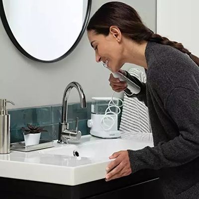 Home Use Mini Power Flossing Tooth Cleaner Flusher Cleaning Care Pick Air Water Flosser Teeth Machine