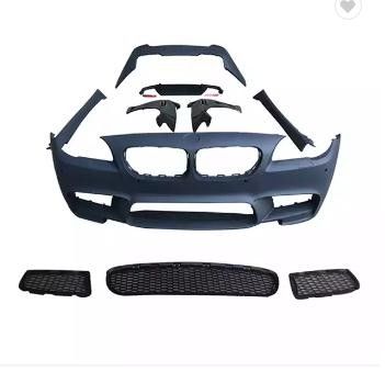 PP Plastic F10  M5 body Kit For BMW 5 Series F18 car bumper Body Kits Front Bumper Rear Bumper Side Skirts fender For In