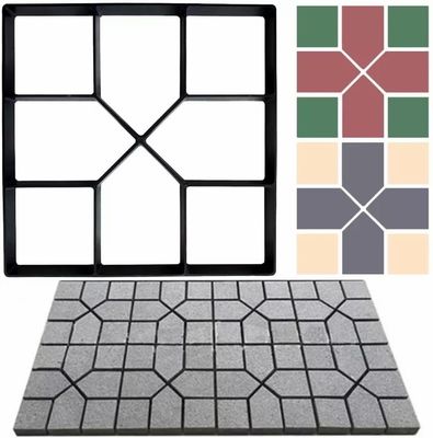 OEM 3D Cement Pour Gypsum Designed House Silicone Wall Brick Panel Molds Concrete Tile Mold For Cement