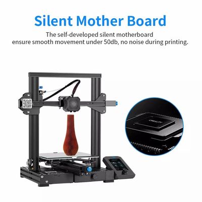 PP / PE / PLA / ABS 3D Printing Machine Plastic Pellets Feeding No Filament