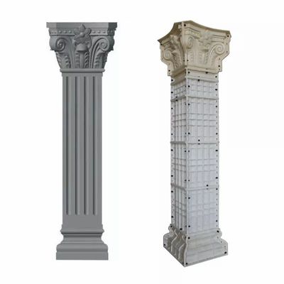 Custom-Made ABS Plastic Concrete Square 50cm X 50cm Roman Pillar Chapiter Mould