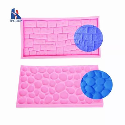 Concrete Tile Wall Veneer Silicone Forms Mould For Artificial Stone Rubber Molds