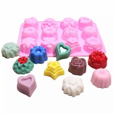 OEM Toolmaking Services Para Ice Cube Chocolate Fudge Mold Silicone Candy Baking Mould Gummy