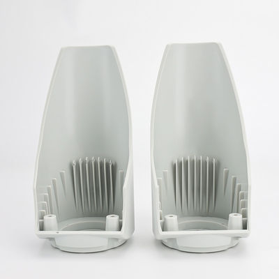 Custom Logo Plastic Injection Molded Parts for Electronics in White Color