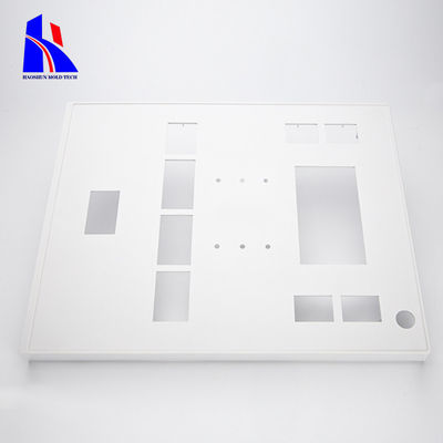 Cold Runner Plastic Injection Molding Parts Housing White Color