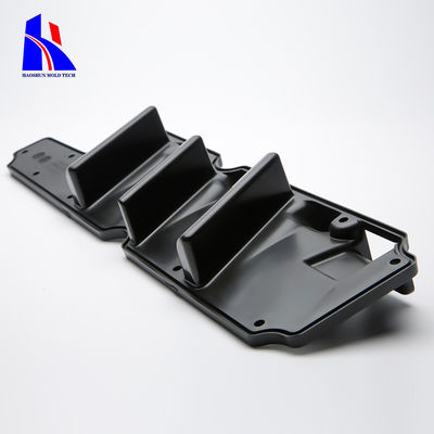 High Glossy Injection Molded Plastic Parts In PC ABS Blend Material Black